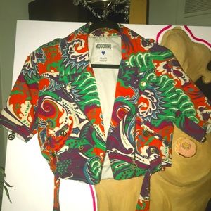 Vintage floral MOSCHINO Jacket